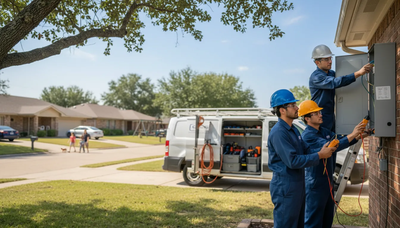 Certified electrician providing emergency electrical services in Lattimore, NC